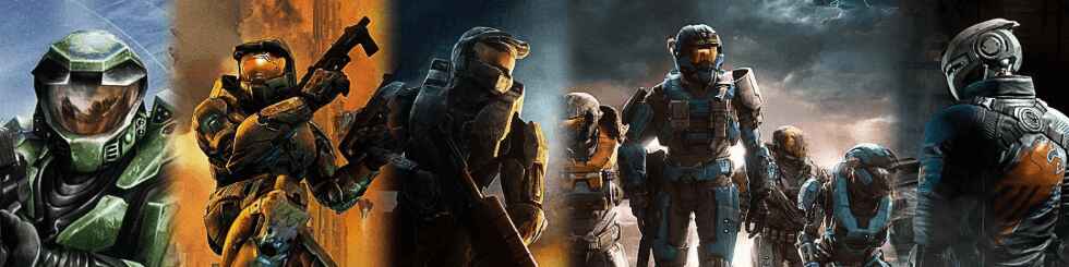 Marcus Lehto's LinkedIn banner image shows Halo CE, Halo 2, Halo 3, Halo Reach, and finally; Disintegration.
